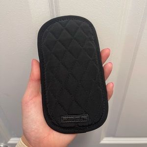 NWOT Vera Bradley Quilted Double Eye-glass Case in Black